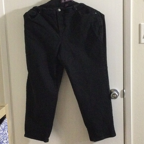 Gloria Vanderbilt black jeans - Picture 1 of 3